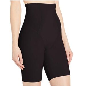 Maidenform High Waist Tummy Control Black Slimming Shorts Size M NWOT